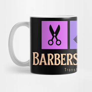 Barbershop Magic, Transforming Hair Barbershop Barber Mug